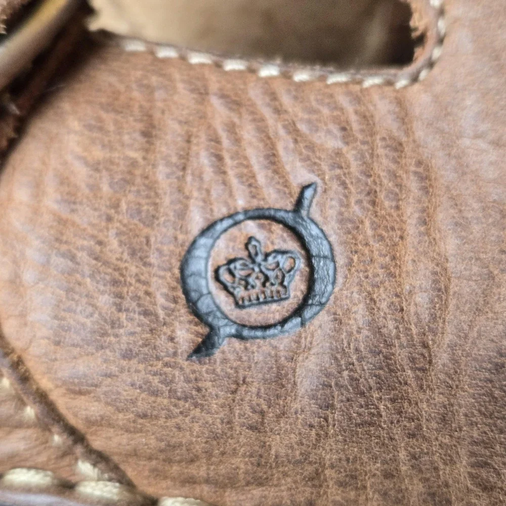 Born Trinity Shoes Girls Size 2.5 Brown Leather Mary Jane Flats BC14256 School